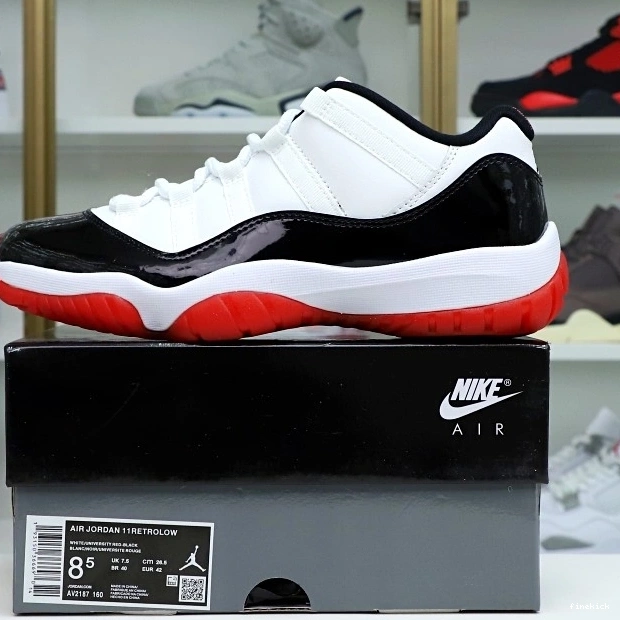 AIR WHITE 11 JORDAN BRED LOW 0716
